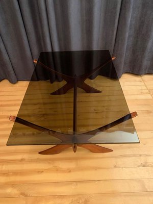 Condor Rosewood Coffee Table by Fredrik Schriever-Abeln for Örebro Glass, 1960s-VQM-801895