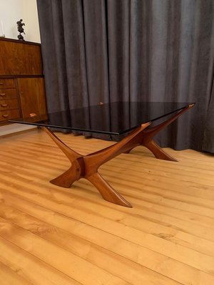 Condor Rosewood Coffee Table by Fredrik Schriever-Abeln for Örebro Glass, 1960s-VQM-801895