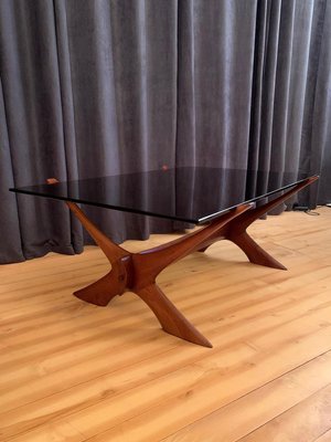 Condor Rosewood Coffee Table by Fredrik Schriever-Abeln for Örebro Glass, 1960s-VQM-801895