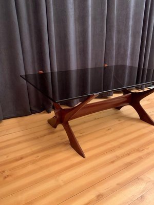 Condor Rosewood Coffee Table by Fredrik Schriever-Abeln for Örebro Glass, 1960s-VQM-801895