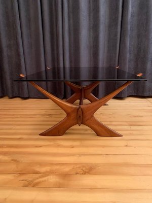 Condor Rosewood Coffee Table by Fredrik Schriever-Abeln for Örebro Glass, 1960s-VQM-801895