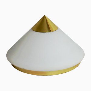 Cone Ceiling Lamp in Gold and White from Limburg-ESB-1376706