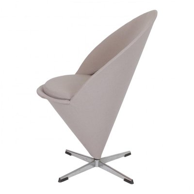 Cone Chair in Grey Fabric by Verner Panton for Fritz Hansen-MTD-1400615