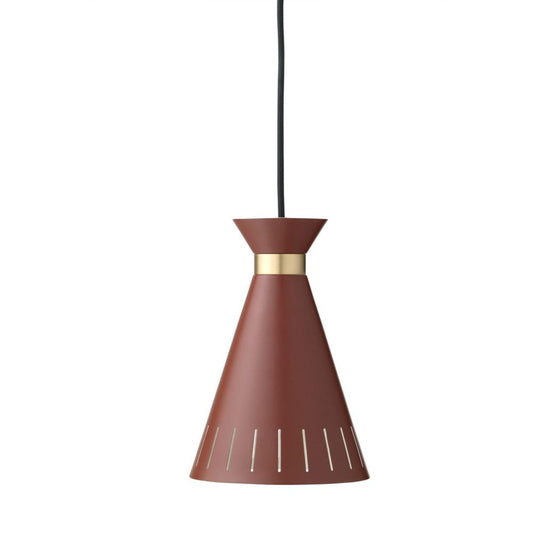 Cone Oxide Red Pendant by Warm Nordic