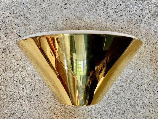 Cone-Shaped Brass Wall Lamps or Sconces from Glashütte Limburg, Germany, 1960s, Set of 2-JP-1806253