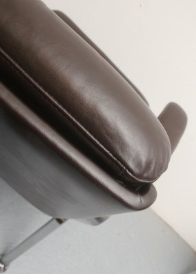 Conference Chair in Leather from Drabert, 1970s-PF-1261539