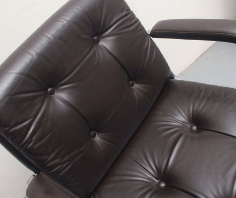 Conference Chair in Leather from Drabert, 1970s-PF-1261539