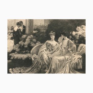 Confidences - Original Etching by Alfred Boulot - 1900-1930-ZCI-754889