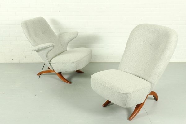 Congo & Pinguin Lounge Chairs by Theo Ruth for Artifort, the Netherlands, 1957, Set of 2-ZA-1816445