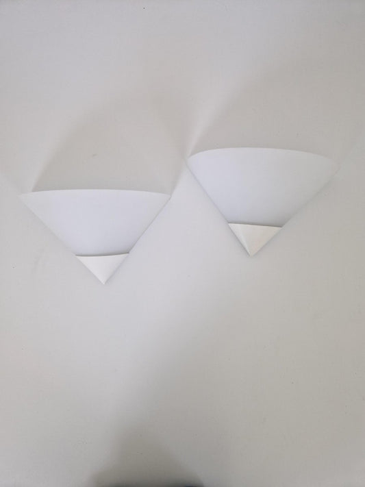 Conic Shaped Wall Sconces from Glashütte Limburg, 1970s, Set of 2