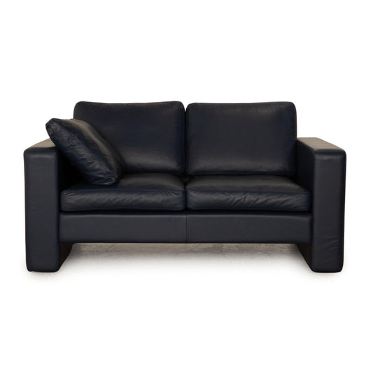 Conseta 2-Seater Sofa in Blue Leather from Cor