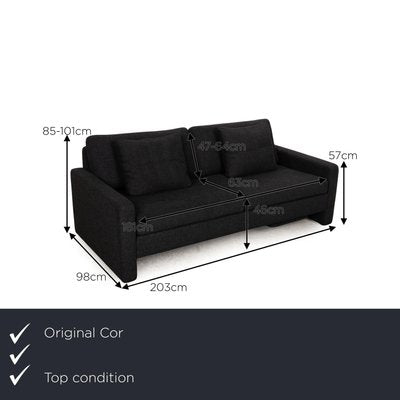 Conseta Fabric 2-Seater Sofa from Cor-RQW-2028451