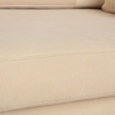 Conseta Fabric Two-Seater Cream Beige Sofa from Cor-RQW-2036328