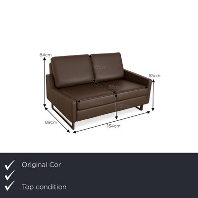 Conseta Leather 2-Seater Sofa from COR-RQW-2040622