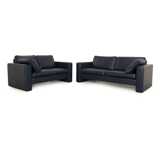 Conseta Leather Two-Seater Sofas from Cor, Set of 2