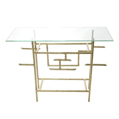 Console in Brass by Henri Fernandez-NQ-1249346