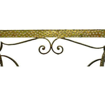 Console in Hammered Wrought Iron by Pier Luigi Colli, 1950s-FIP-989967