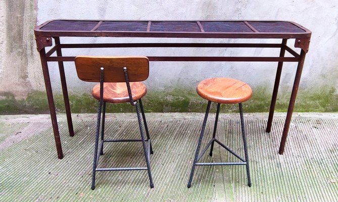 Console Table in Cast Iron, 1950s-NA-1395649