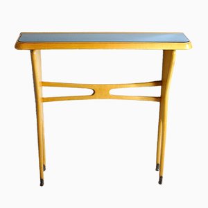 Console Table in Light Wood, Italy, 1950s-JQO-836511