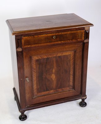 Console Table in Mahogany with Inlaid Wood, 1880-UY-1723427