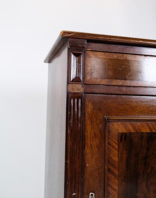 Console Table in Mahogany with Inlaid Wood, 1880-UY-1723427