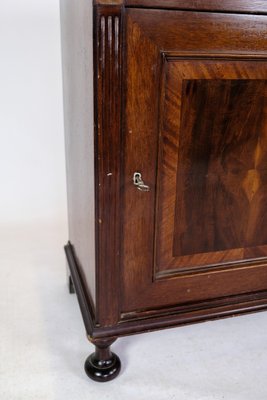 Console Table in Mahogany with Inlaid Wood, 1880-UY-1723427