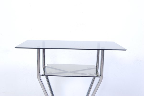 Console Table in Steel and Marble, 1970s-XSG-1358020