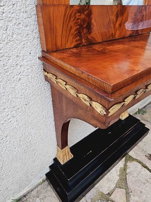 Console Table in Walnut and Golden Wood, 1850, Set of 2-AWH-1765589