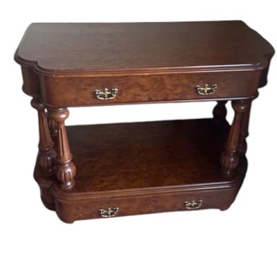 Console Table with Drawers and Wheels-TCS-2028840