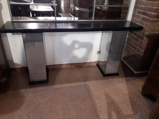 Console Table with Mirror, 1950s-AKA-1340606