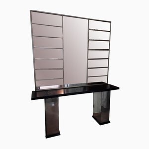 Console Table with Mirror, 1950s-AKA-1340606