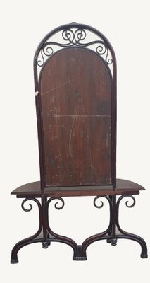 Console with Large Mirror from Thonet, Late 19th or Early 20th Century-SYQ-1169665