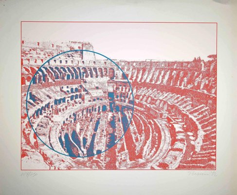 Constantine Persians, Rome, Colosseum Interior, Screen Print, 1972-ZCI-903145