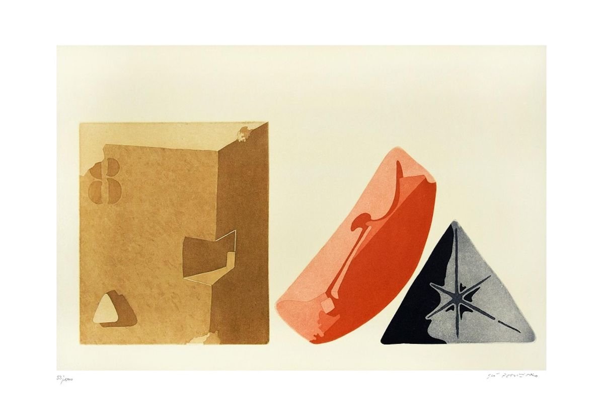 Constructions - Original Etching by Giò Pomodoro - 1970s 1970s