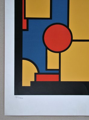 Constructive Composition Screen Print by Dirk Koning, 1970-KHH-672937