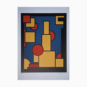 Constructive Composition Screen Print by Dirk Koning, 1970-KHH-672937