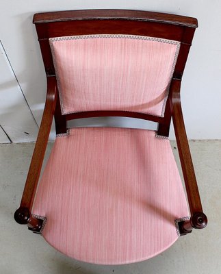 Consulate Period Mahogany Armchairs, Early 19th Century, Set of 2-RVK-930740