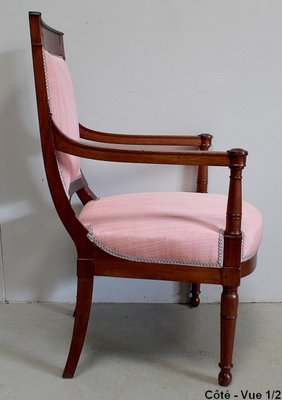 Consulate Period Mahogany Armchairs, Early 19th Century, Set of 2-RVK-930740