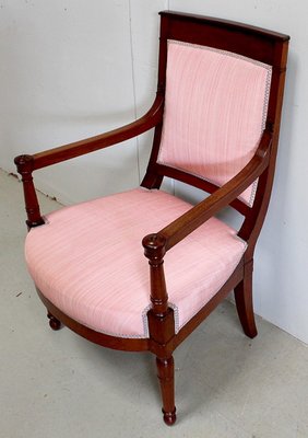 Consulate Period Mahogany Armchairs, Early 19th Century, Set of 2-RVK-930740