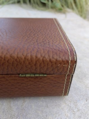 Container Box in Leather, 1950s-ZFY-1756375