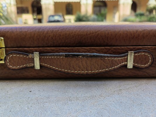 Container Box in Leather, 1950s-ZFY-1756375