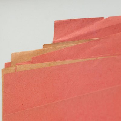 Contemporary Artwork Red Paper Composition by Sandro-WM-1045001