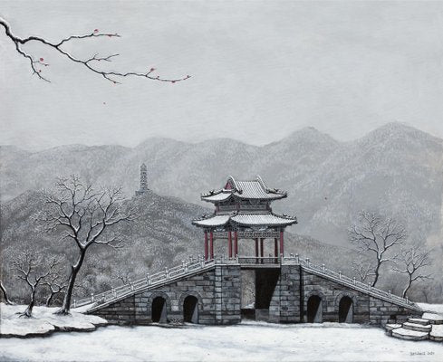 Contemporary Chinese Painting by Jia Yuan-Hua, Bright Snow on the West Mountain, 2020-CHG-1009224