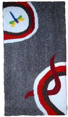 Contemporary French Hooked Rug, 2021-JZV-1340865