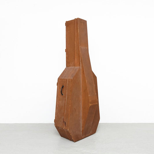 Contemporary Minimalist Inri Double Bass Case Sculpture by Sandro, 2017