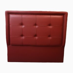 Contemporary Red Sky Capitone with Brass Tacks Headboard-TCS-1162305