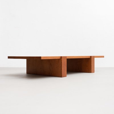 Contemporary Solid Oak Low Table from Dada-WM-1091342