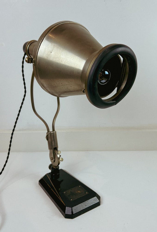 Converted Medical Sollux Desk Lamp from Hanau, 1920s