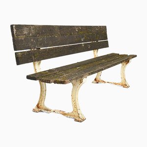 Convertible Bench in Cast Iron and Wood-NQ-996142