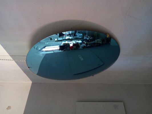 Convex Blue Mirror with Adjustable Iron Structure-OHK-1790677